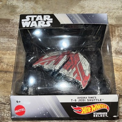 Star Wars Hot Wheels Starships Select AHSOKA T-6 JEDI SHUTTLE #27 HHR14 (New)