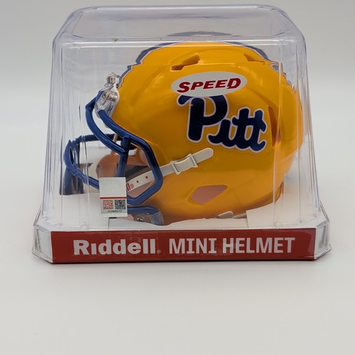 Kenny Pickett Signed Autographed Pitt Panthers Riddell Speed Mini Helmet Beckett - Picture 4 of 13