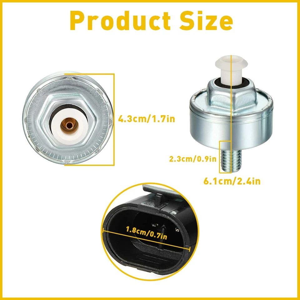 Kit de par de sensores de golpe con arnés de 4 piezas para Chevy Silverado1500 Sierra Cadillac Foto 4 de 4