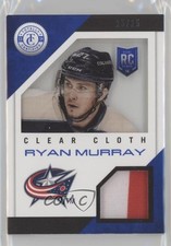 2013-14 Totally Certified Clear Cloth Jerseys Blue Prime 25/25 Ryan Murray 0mj2