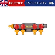 HOZELOCK - Multi-Tap Connector 4-Way Watering : Ideal for Creating 4 Circuits on