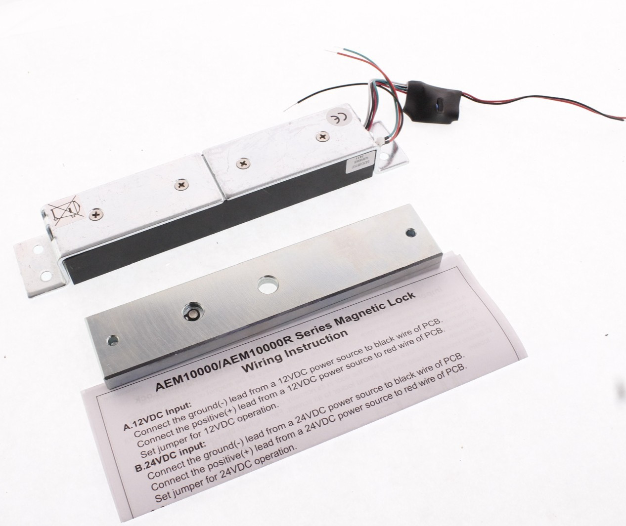 Maglock Monitored Electro Magnetic 12v / 24v Lock 275Kg Avocet AC-EM10000R