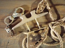 Odd Lot Marine Hardware Stainless Aluminum Clear Pulley Used See Photos