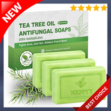 3 Pcs Veloma Antifungal Soap,Veloma Soap,Soothing Tea Tree Eucalyptus, Deep Po