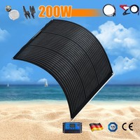 200W Solarpanel Solarmodul Flexibel Kit Fur Wohnmobil Batterie Haus Boot