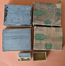 NEW 10pt Times New Roman TNR Mouldtype Letterpress Metal Type. Complete. 3.7kg.