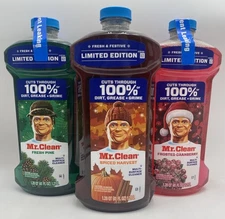 Mr. Clean Holiday Pack All Purpose Cleaner Spiced Harvest Cranberry Pine 41oz 🎃
