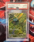 Bulbasaur 166/165 Pokemon Scarlet & Violet 151 Illustration Rare PSA 10 GEM MINT