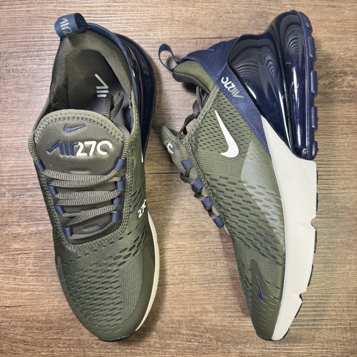 Nike Air Max 270 'Cargo/Obsidian' Men's Size 8.5 New AH8050-303 No
