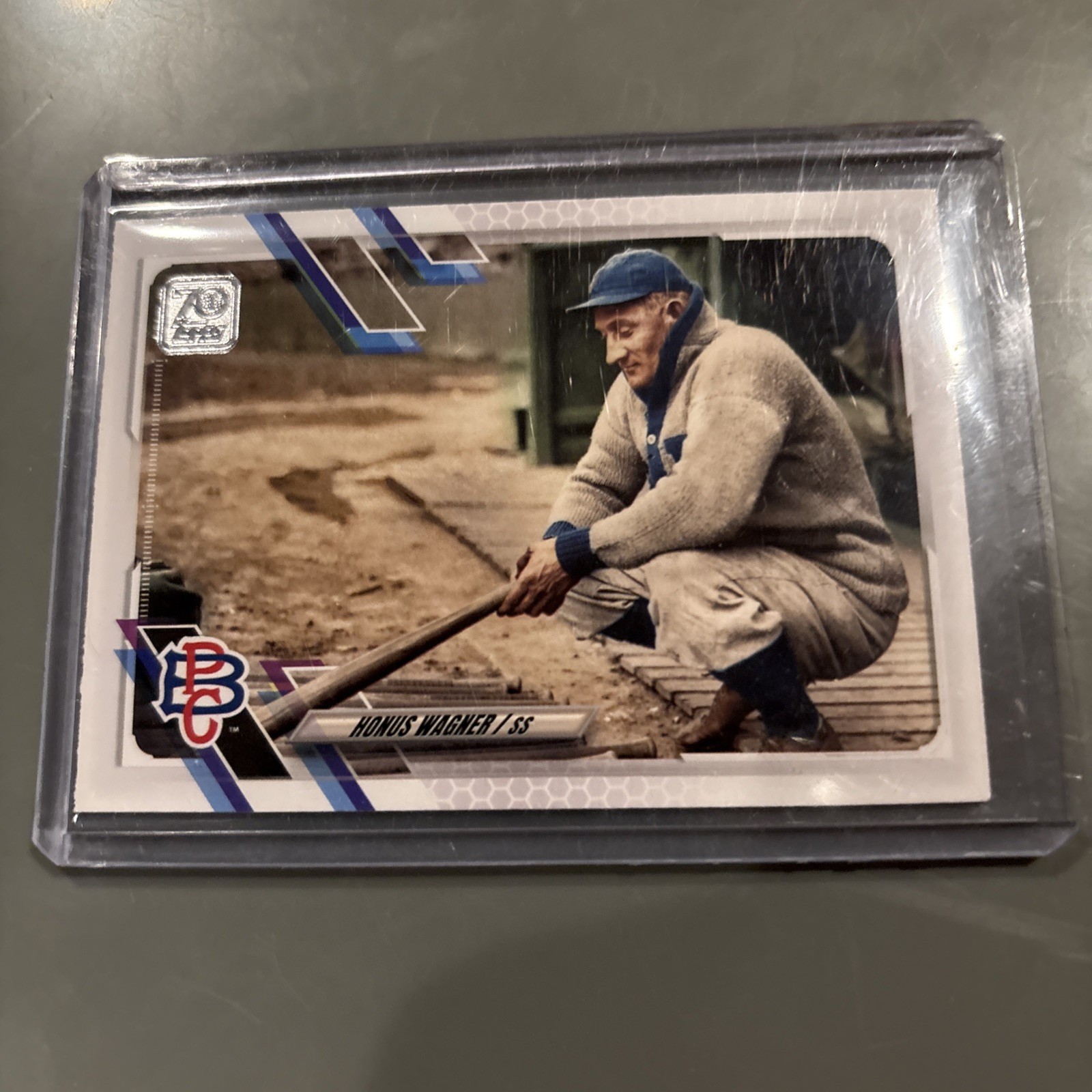 2021 Topps #502 HONUS WAGNER SP Image Variation! PIRATES! HOF!