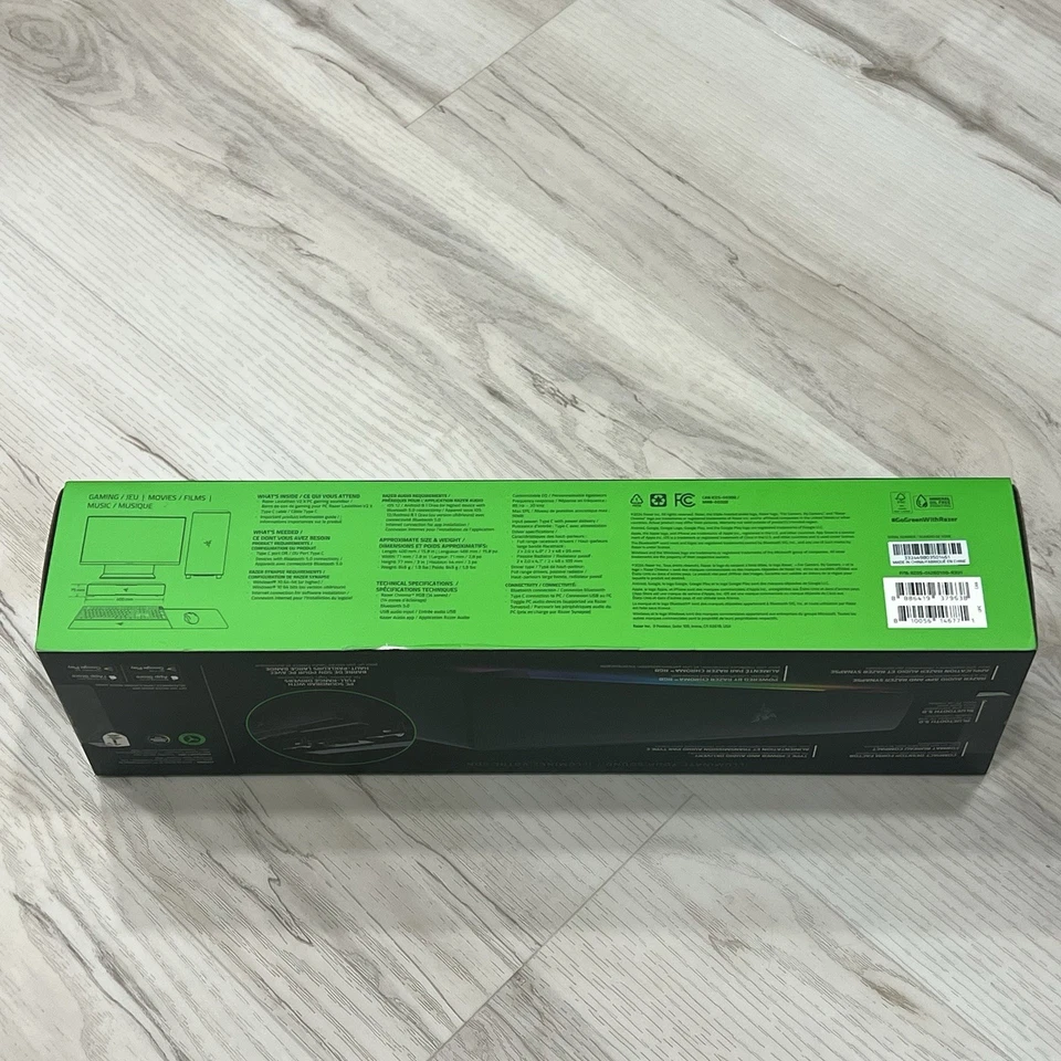 New Razer LEVIATHAN V2 X Bluetooth Gaming Speaker Black RZ05-04280100-R3U1 - Image 3 of 4