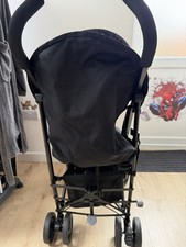Joie Lightweight Pushchair / Stroller – Black – Rain Cover Included –Hardly Used