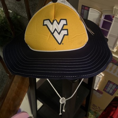 Cowbucker West Virginia Men s Sun Hat Black & Yellow Mesh Snapback  The Bucker 