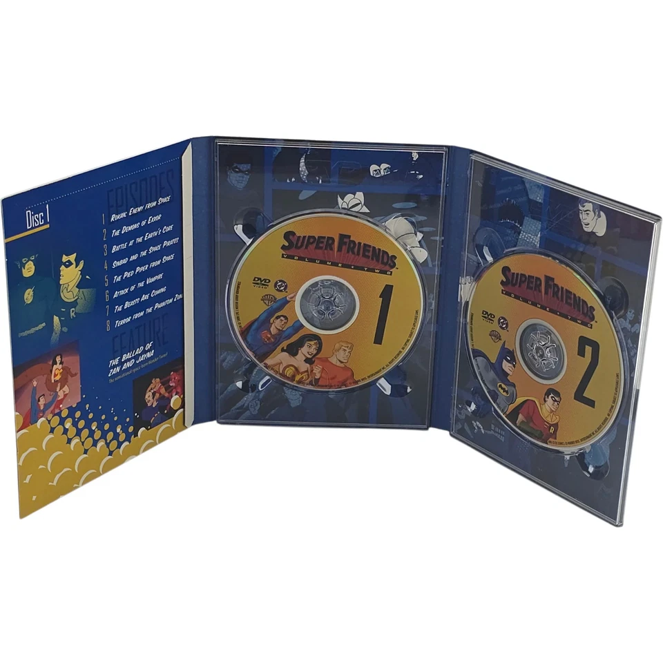 Super Amigos: Volumen 2 DVD DigiPack DC COMICS Colección Clásica Zona 1 - Imagen 4 de 4