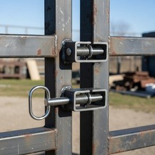 Weld-On 5/8" Spring Latch Assembly Set - Durable Trailer Gate Latch, Pack of 2