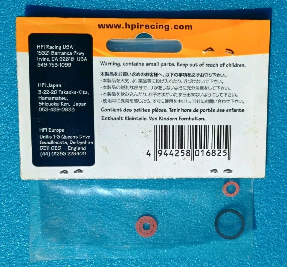 HPI Racing 4pc Carburetor Gasket Set for RC Nitro Engine updated #1682 - Image 2 of 2