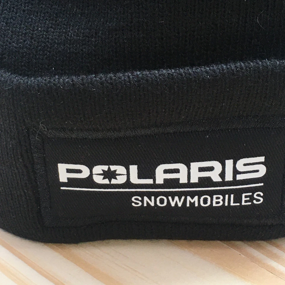 Gorro Polaris Snowmobile Hit Invierno Puños Juvenil Negro OS Tejido Acrílico Foto 3 de 4