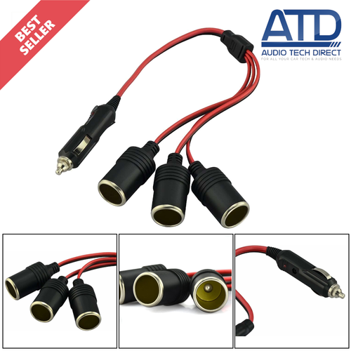 12v Cargador Adaptador 1A 3 Coche Enchufe Conector | eBay