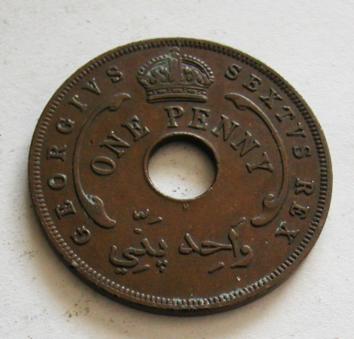 BRITISH WEST AFRICA - BRONZE PENNY 1952 H - KM # 30A | eBay