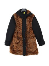 Bimba Y Lola Women's Coat S Brown Polyester With Elastane Parka