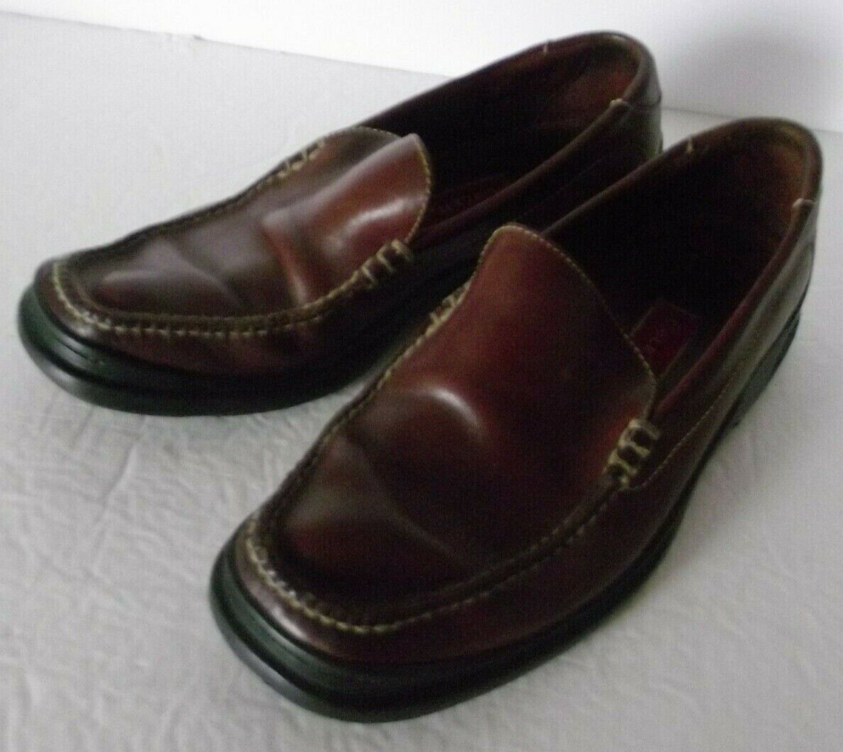 Cole Haan Mens Shoes 8 1/2 M Brown Slip On Loafer Style Foot  display picture 1
