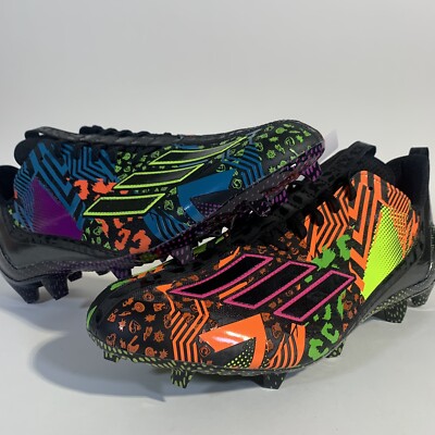 Adidas Adizero 12.0 Mismatch Football Cleats IG9569 Men's 14 neon