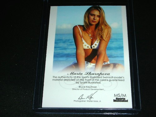 Tarjeta de recuerdos SI Supermodels Maria Sharapova - Imagen 2 de 2
