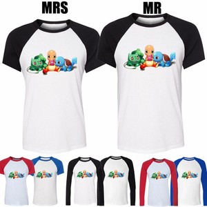 Details About Pokemon Charmander Squirtle Bulbasaur Pokeball Design Couple T Shirt Graphic Tee - 