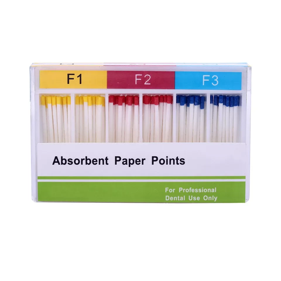 100pcs/Kit Dental Endodontic Absorbent Paper Points F1 F2 F3 - Image 2 of 4