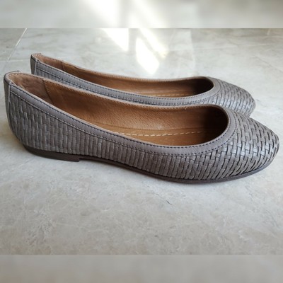 frye carson woven ballet flat