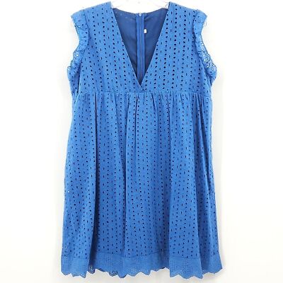 California Lace Dress Romper Plus Size 2XL Blue Embroidery Cottagecore Boho Chic | eBay California Lace Dress Romper Plus Size 2XL Blue Embroidery Cottagecore Boho Chic | eBay