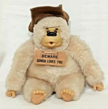 Russ Luv Pets Gonga Sheriff Cowboy Gorilla Plush Thumb Sucking Stuffed Toy VTG