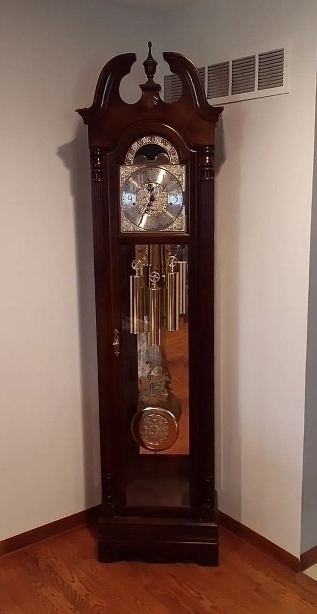 Howard Miller Benjamin Grandfather Floor Clock, Windsor Cherry