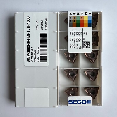 WNMG080404-MF1,TH1000/ SECO  Original genuine CNC alloy blade 10 PCS