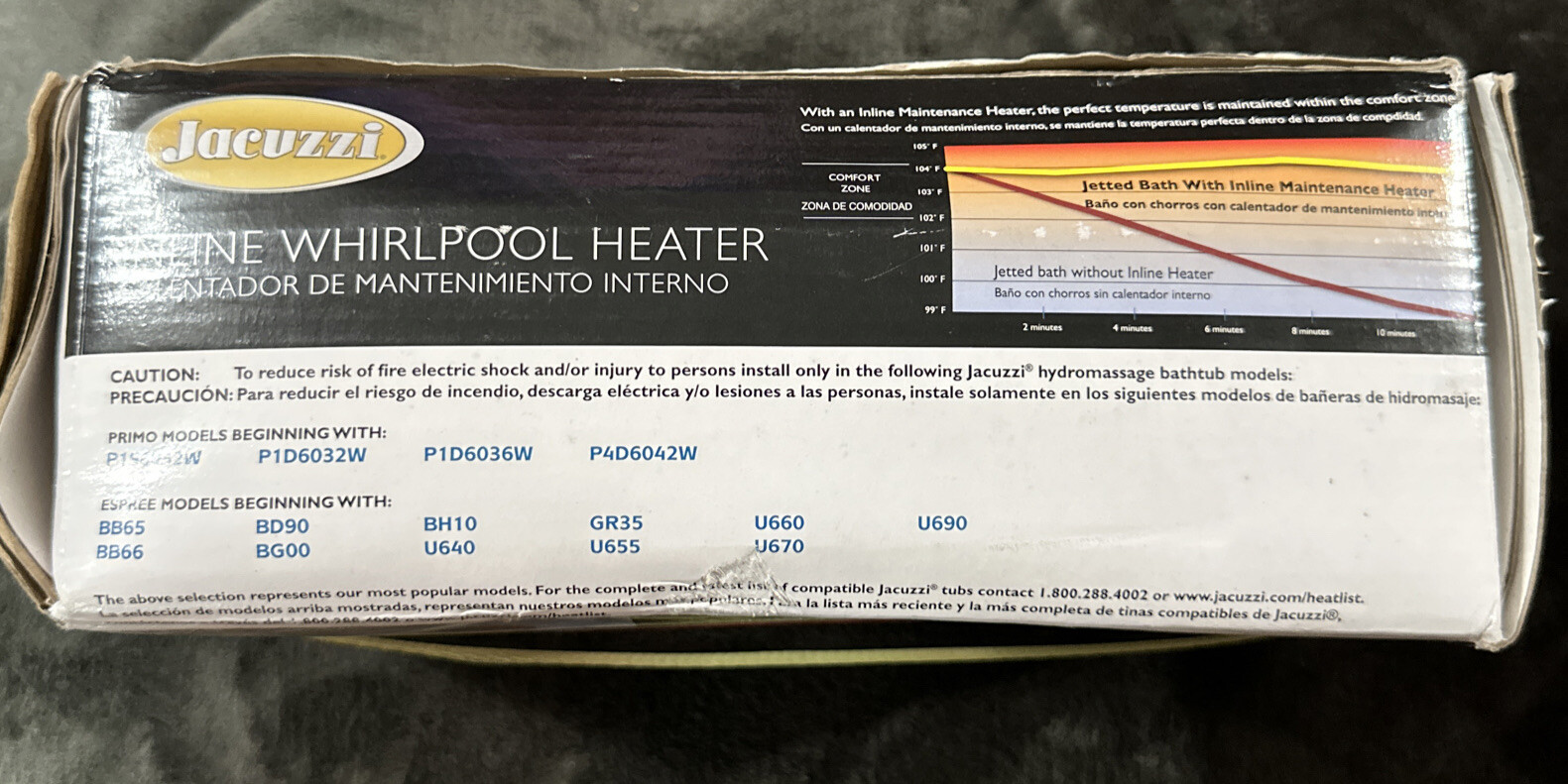 Jacuzzi Inline Heater Whirlpool Heater LH05000 1500-Watt NIB! 731352645723  | eBay