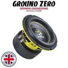 GROUND ZERO 1000 WATTS 8 INCH SPL SUBWOOFER CAR BASS AUDIO GERMAN ENGINEERED