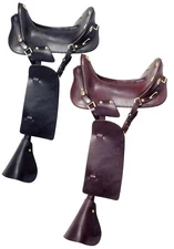 McClellan Replica Cavalry Saddle - Dark Oil or Black Leather - 15" or 16" Seat