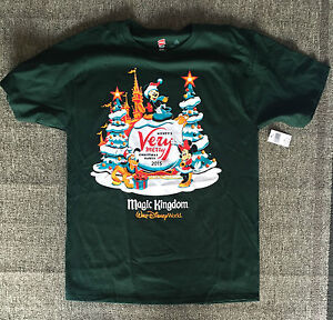 15 Disney Parks Mickey S Very Merry Christmas Party T Shirt Small Or Medium Ebay