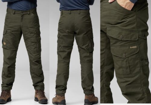 Pantaloni Fjallraven Uomo Taglia 30 (32” x 31”) Vidda Pro Grigio Scuro G-1000 EUC - Foto 2 di 16