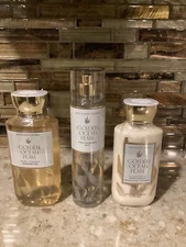 Bath & Body Works Golden Ocean Pearl Lotion Shower Gel And Fragrance Mist
