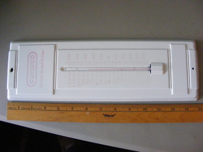 Vintage Conoco Metal Wall Thermometer     a