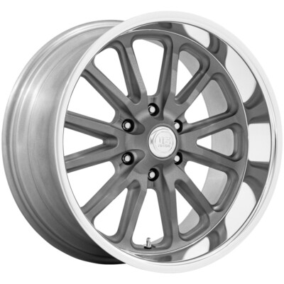20x9.5 +1 US Mag 1PC UC145 Rambler 6 6x5.5 Gunmetal Diamond Ct Wheels (Set of 4)
