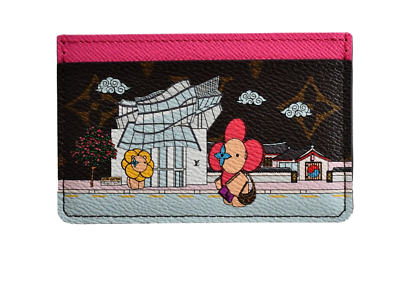 ルイヴィトン ヴィヴィエンヌ ピクチャーホルダー ポストカード4枚 🆕️Auth LOUIS VUITTON *VIVIENNE HOLIDAYS* SOUTH KOREA CREDIT CARD