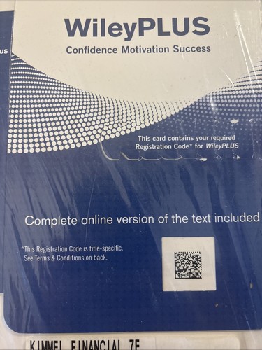 WILEY PLUS 7E FINANCIAL ACCOUNTING 7EDT WITH ONLINE VERSION INCLUDED NEW - Picture 5 of 6