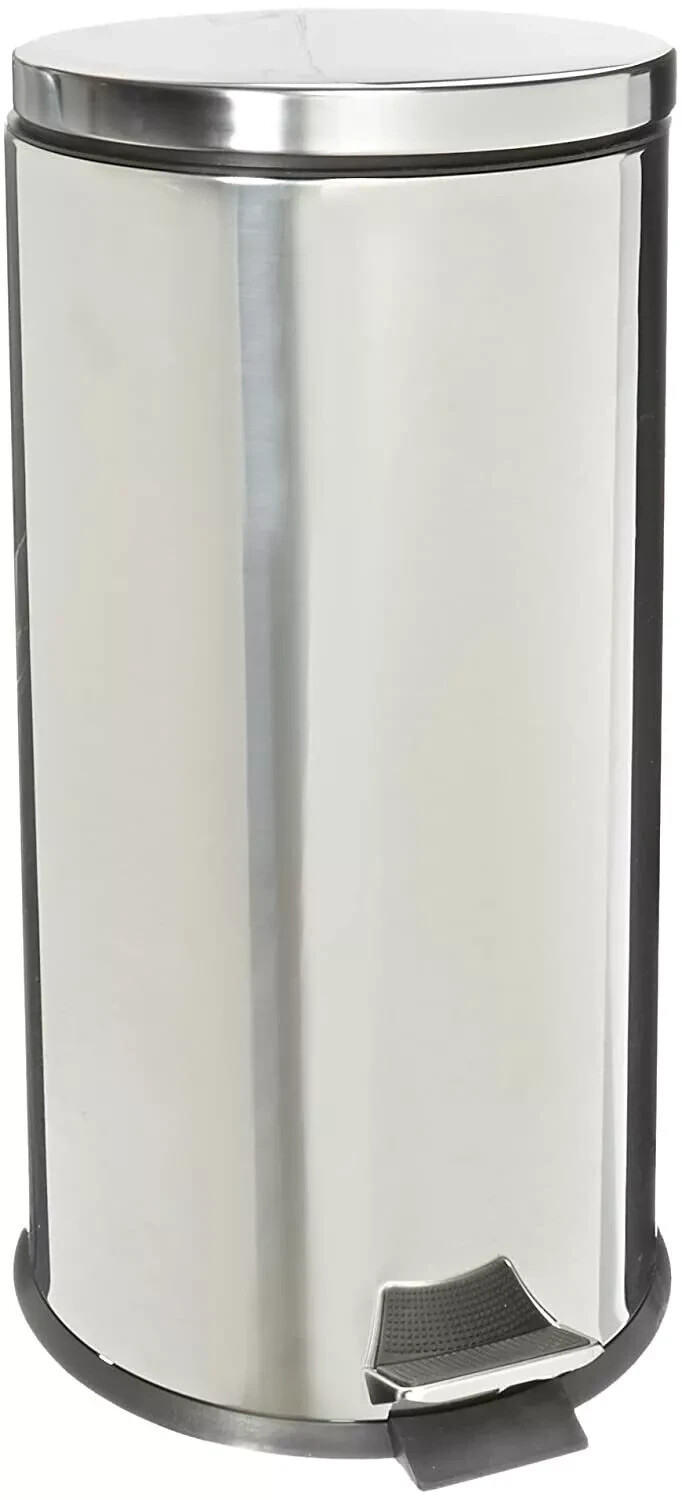 Rubbermaid Treteimer Abfalleimer 30 L Abfalltonne Mülleimer Silber NEU & OVP