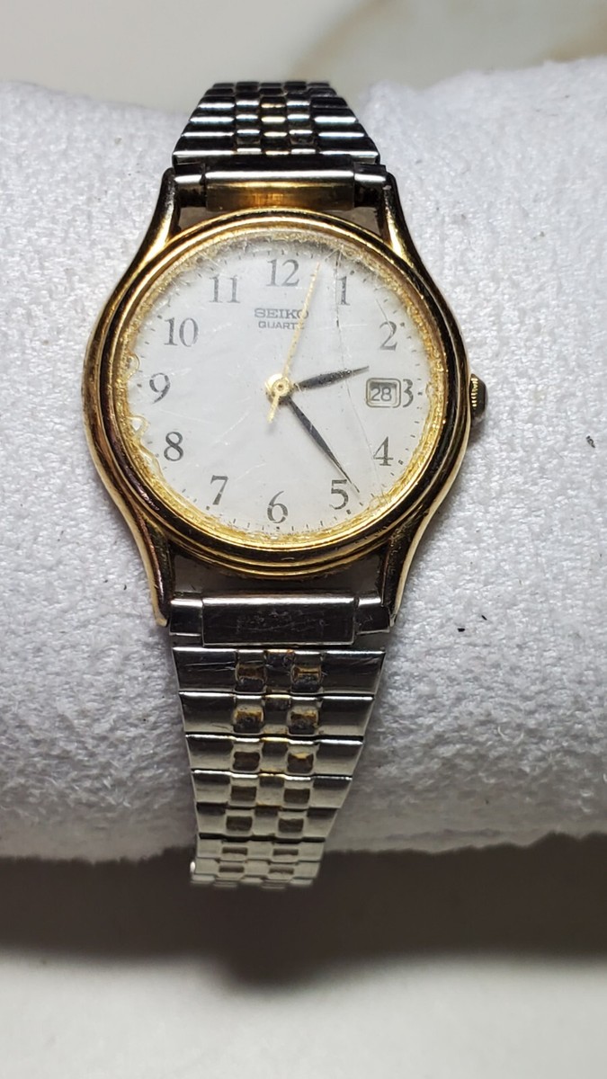 90s Women's Wrist Watch Seiko/Vintage watch Quartz Gold