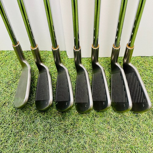 LH Ping i10 Iron Set 456789W 7Pcs Steel Shaft Regular Flex GOLF Mens Red dot - Picture 13 of 14