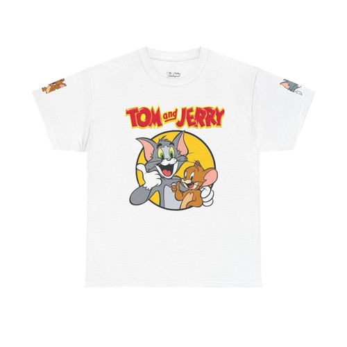 Tom & Jerry Character Heavy Cotton T Shirt  - Picture 2 of 5