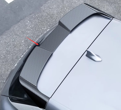 Carbon Fiber Style Exterior Rear wing bumper spoiler For BYD Yuan Plus 2023-2024
