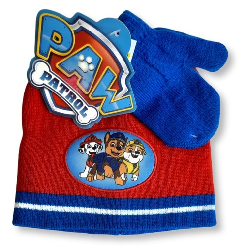 Kids Paw Patrol Winter Hat Mittens 